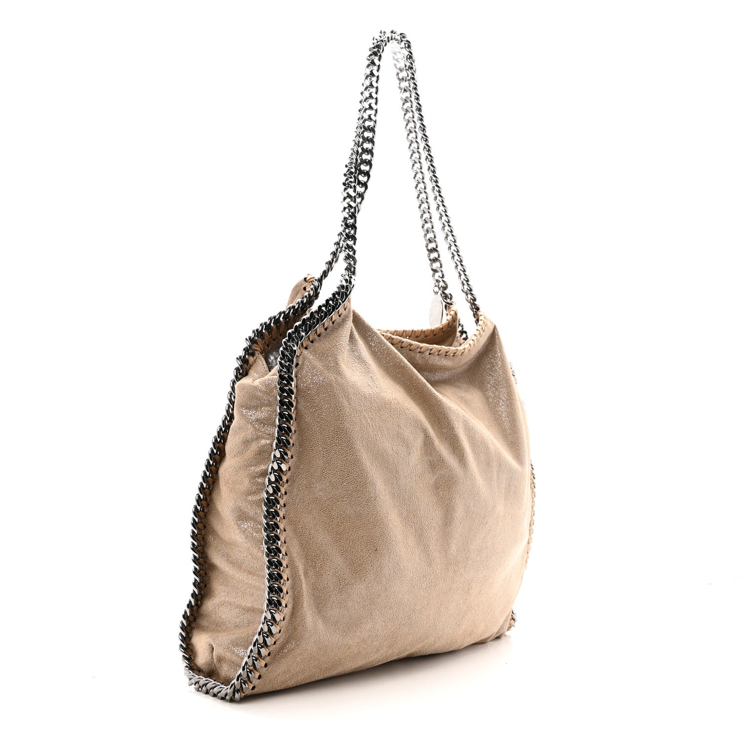 Shaggy Deer Small Falabella Tote Taupe