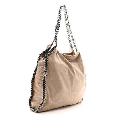 Stella McCartney Shaggy Deer Small Falabella Tote Taupe 3 of 12