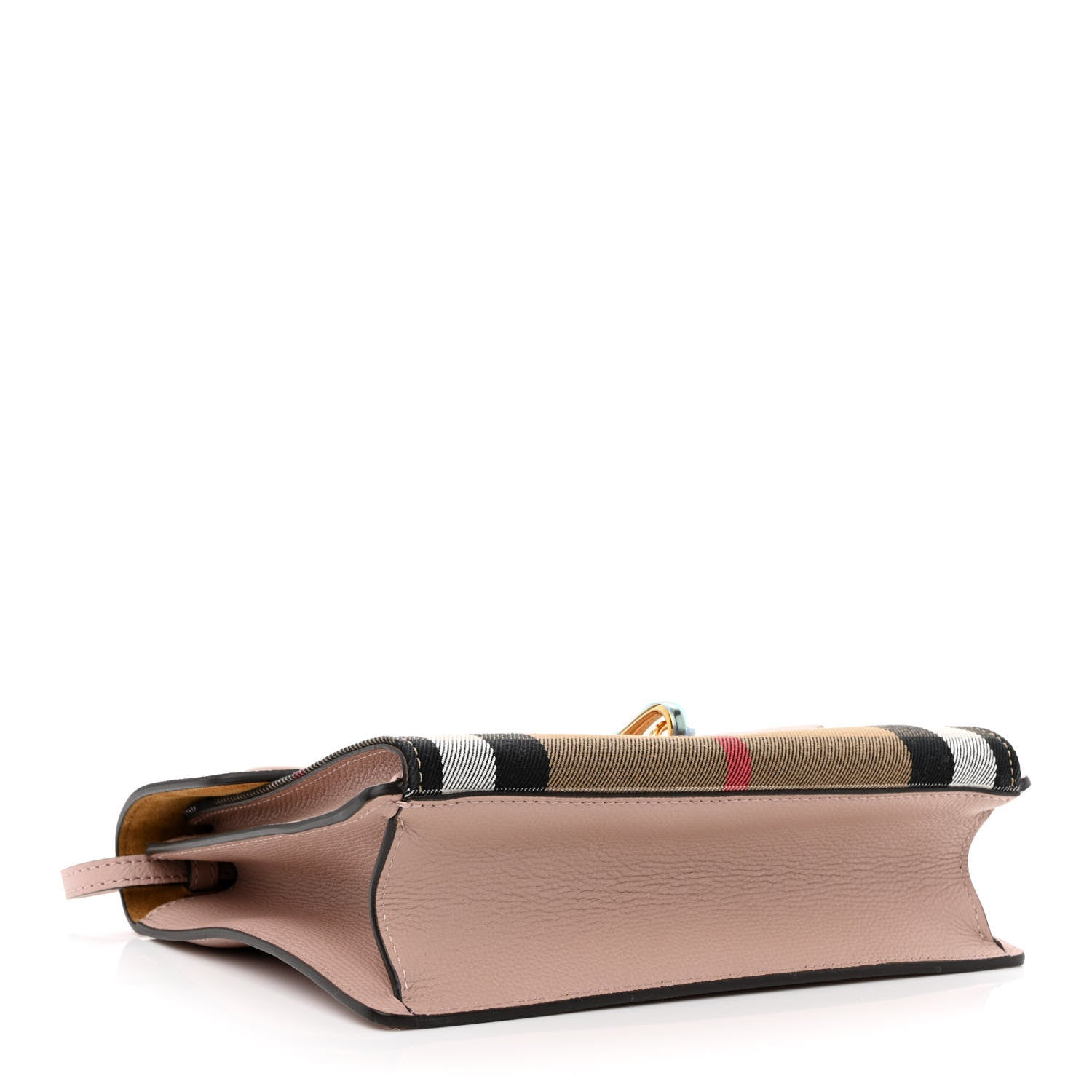 Burberry Derby Calfskin House Check Small Macken Crossbody Bag Pale Orchid 4 of 11
