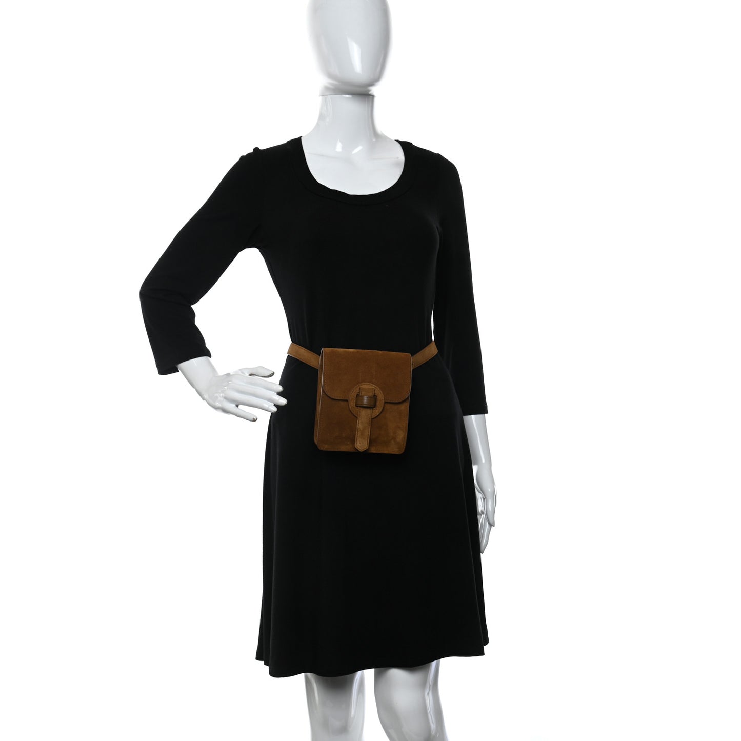 Suede Calfskin Marsupio Belt Bag Land