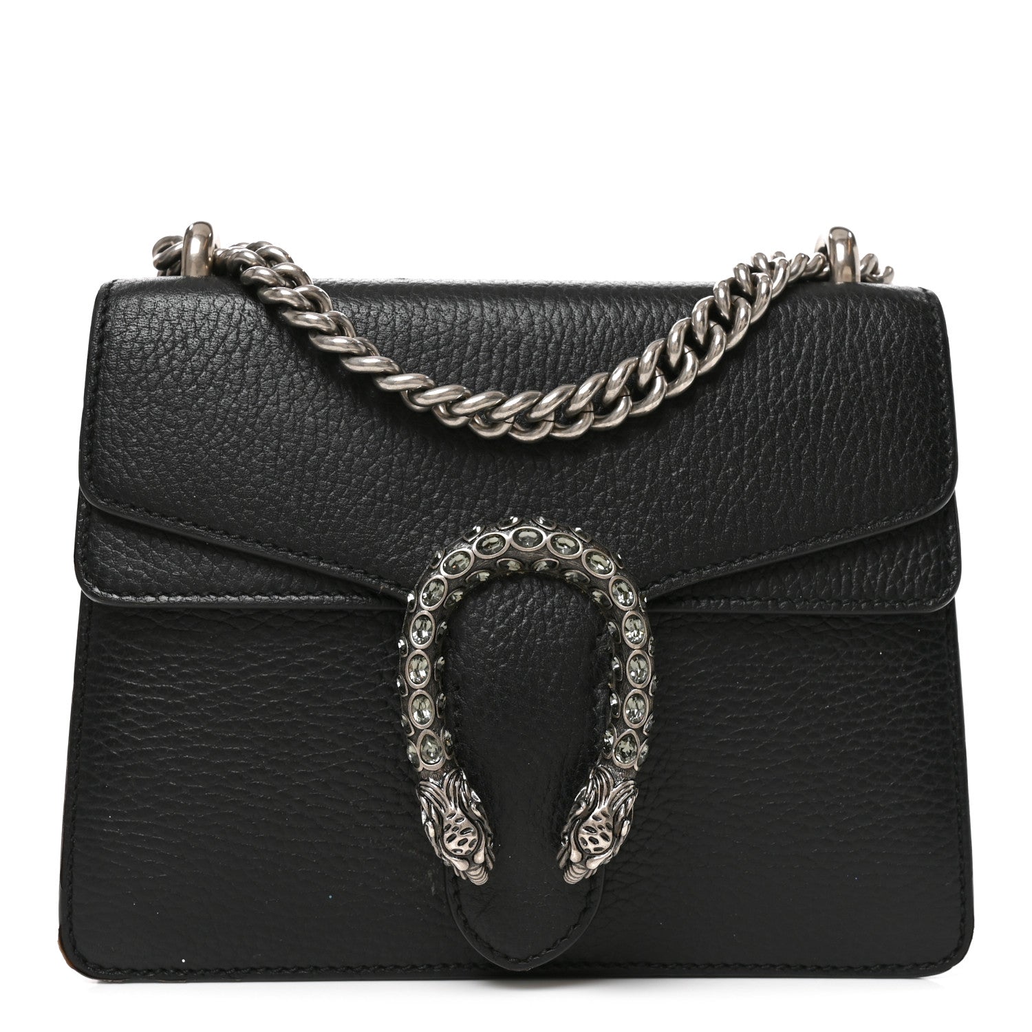 Gucci Calfskin Mini Dionysus Shoulder Bag Black 1 of 10