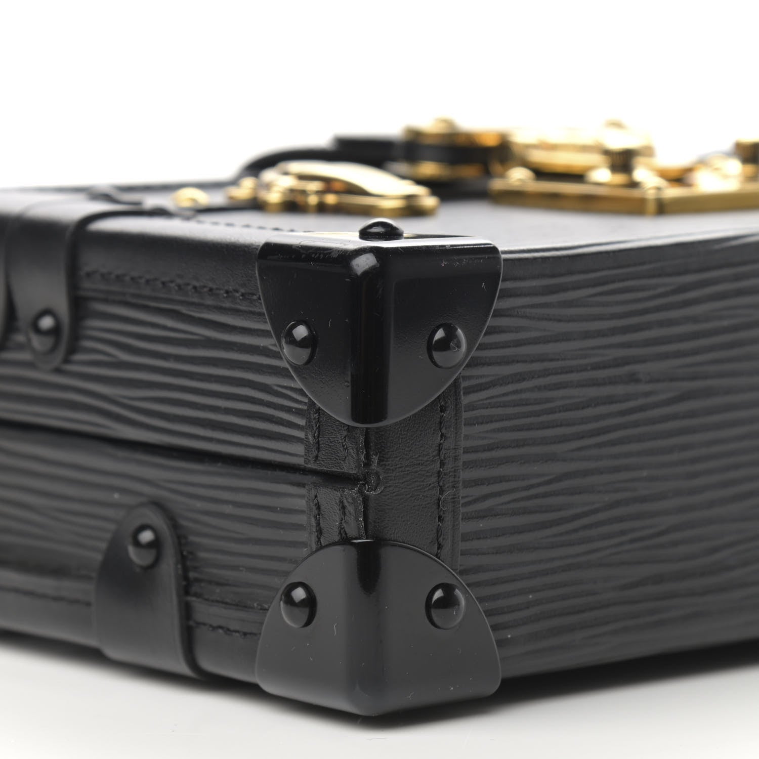 Louis Vuitton Epi Petite Malle Black 9 of 11