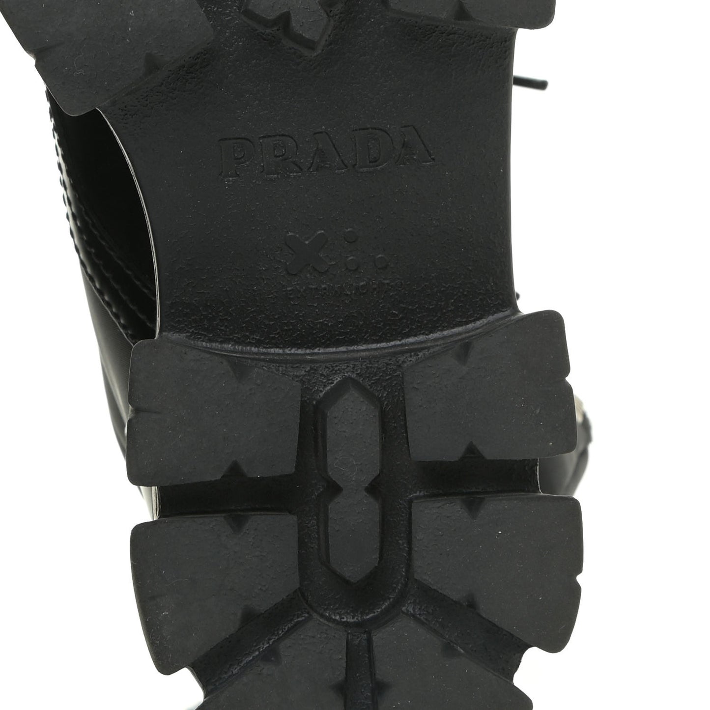 Spazzolato Rois Nylon Metal Triangle Logo Monolith Pouch Pocket 55mm Boots 38 Black