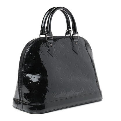 Louis Vuitton Vernis Alma PM Noir Magnetique 3 of 11