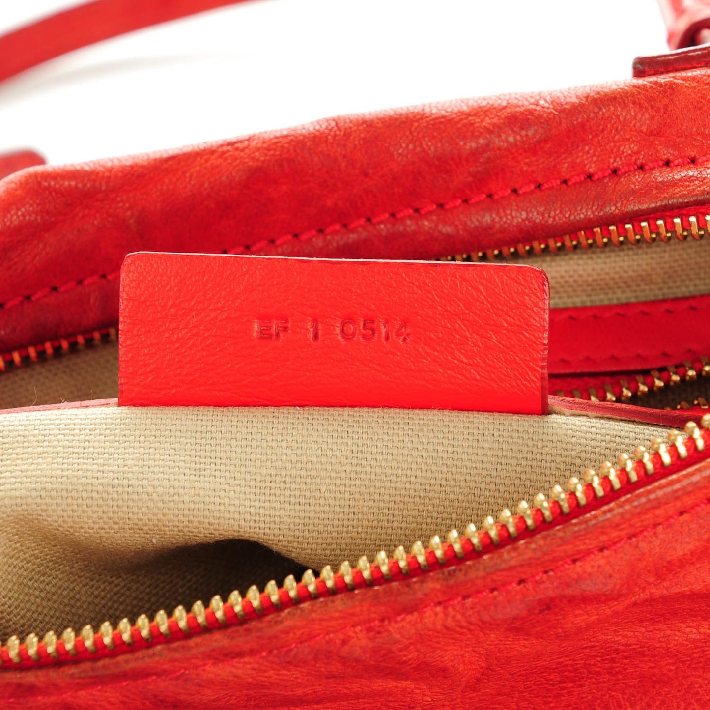 Tumbled Sheepskin Mini Pandora Red
