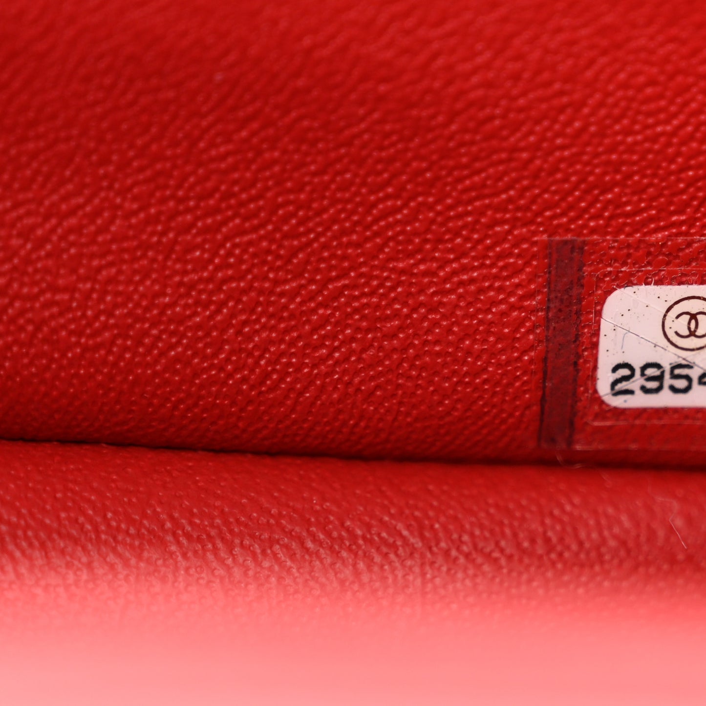 Lambskin Quilted Mini Rectangular Flap Red