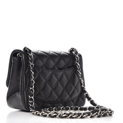 Chanel Lambskin Quilted Mini Square Flap Black 3 of 9