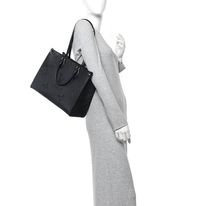 Louis Vuitton Empreinte Monogram Giant Onthego MM Black 2 of 9