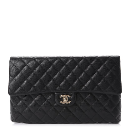 Chanel Caviar Quilted Flap Clutch Black 1 of 11