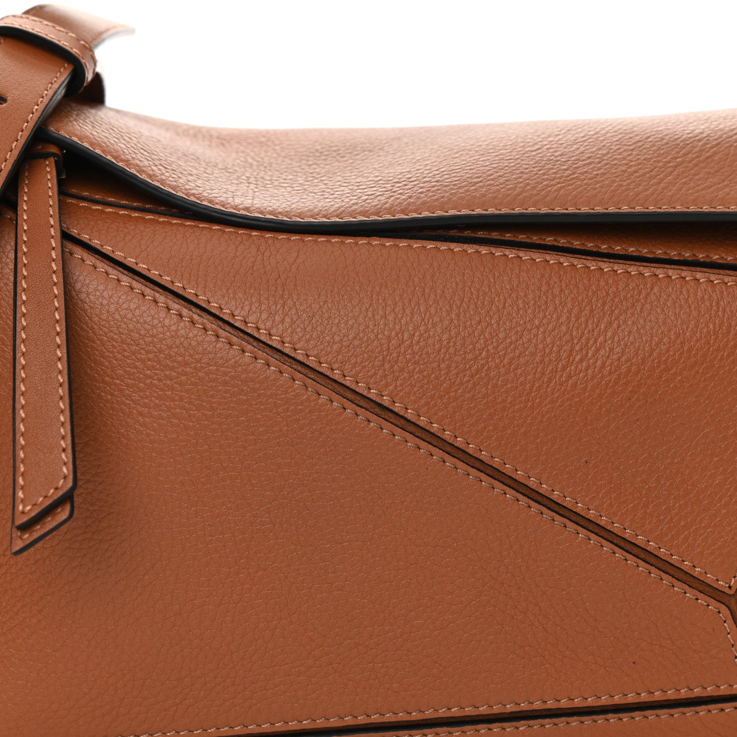 Calfskin Small Puzzle Bag Tan