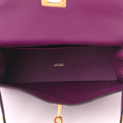 Hermes Evercolor Kelly Danse II Belt Bag Anemone 5 of 12