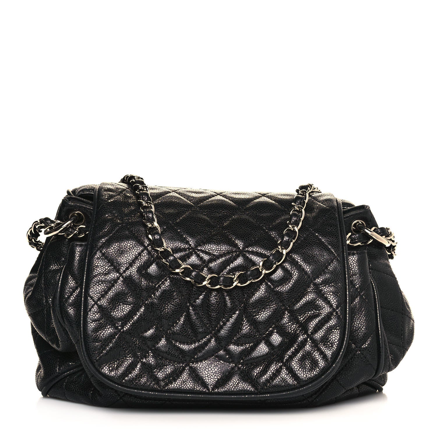 Chanel Caviar Quilted Timeless Accordion Flap Black 1 of 17