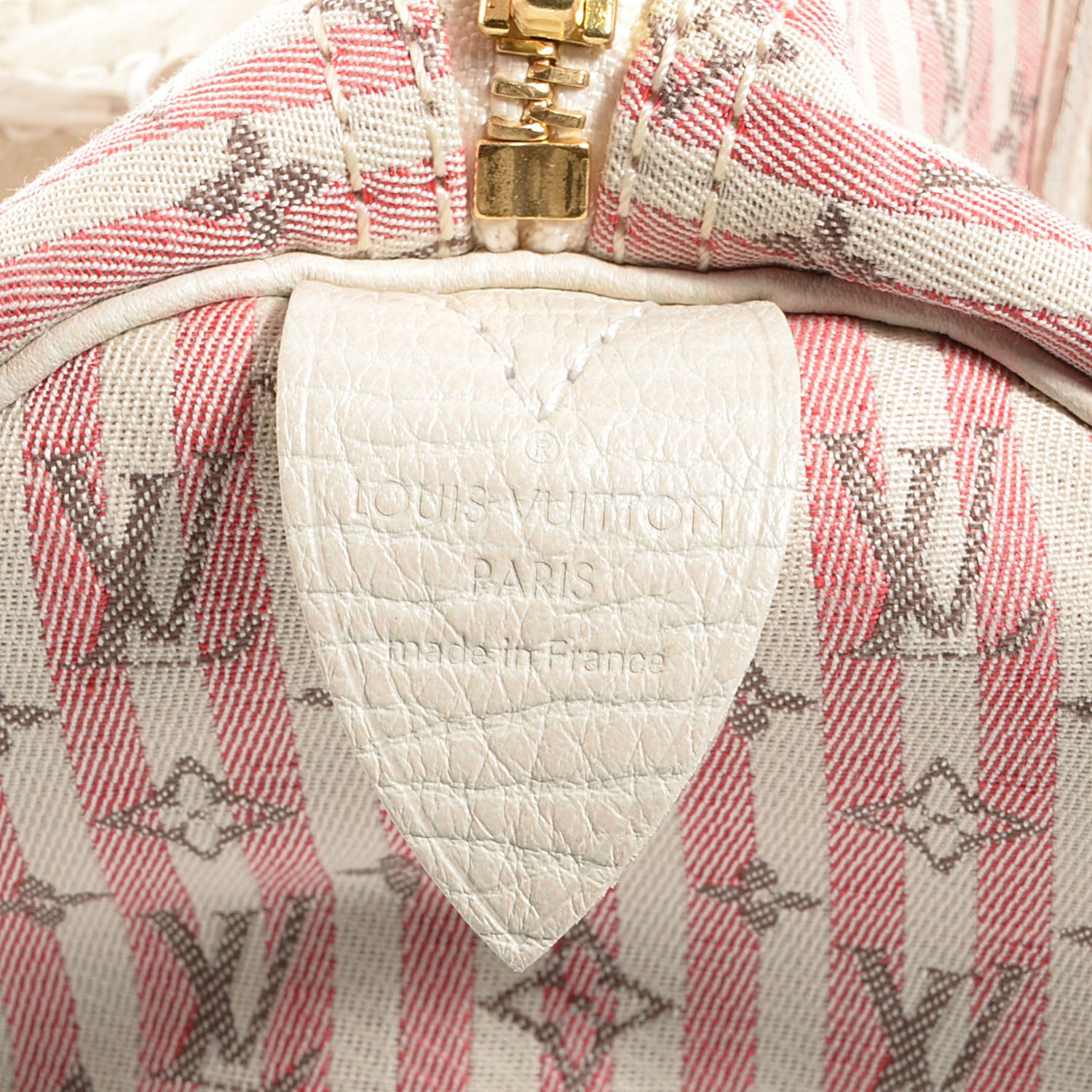 Louis Vuitton Mini Lin Croisette Speedy 30 Rouge 6 of 8