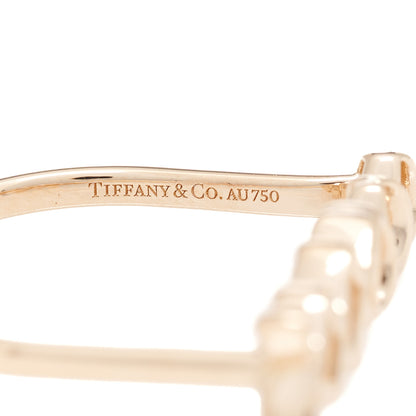 Tiffany 18K Rose Gold Paloma's Graffiti Love and Kisses Ring 53 6.25 4 of 5
