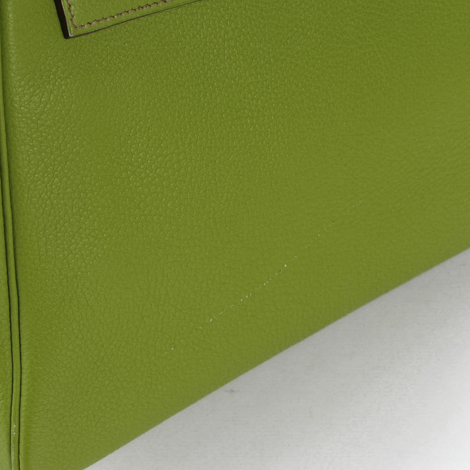 Hermes Taurillon Clemence Kelly Retourne 28 Vert Anis 27 of 27