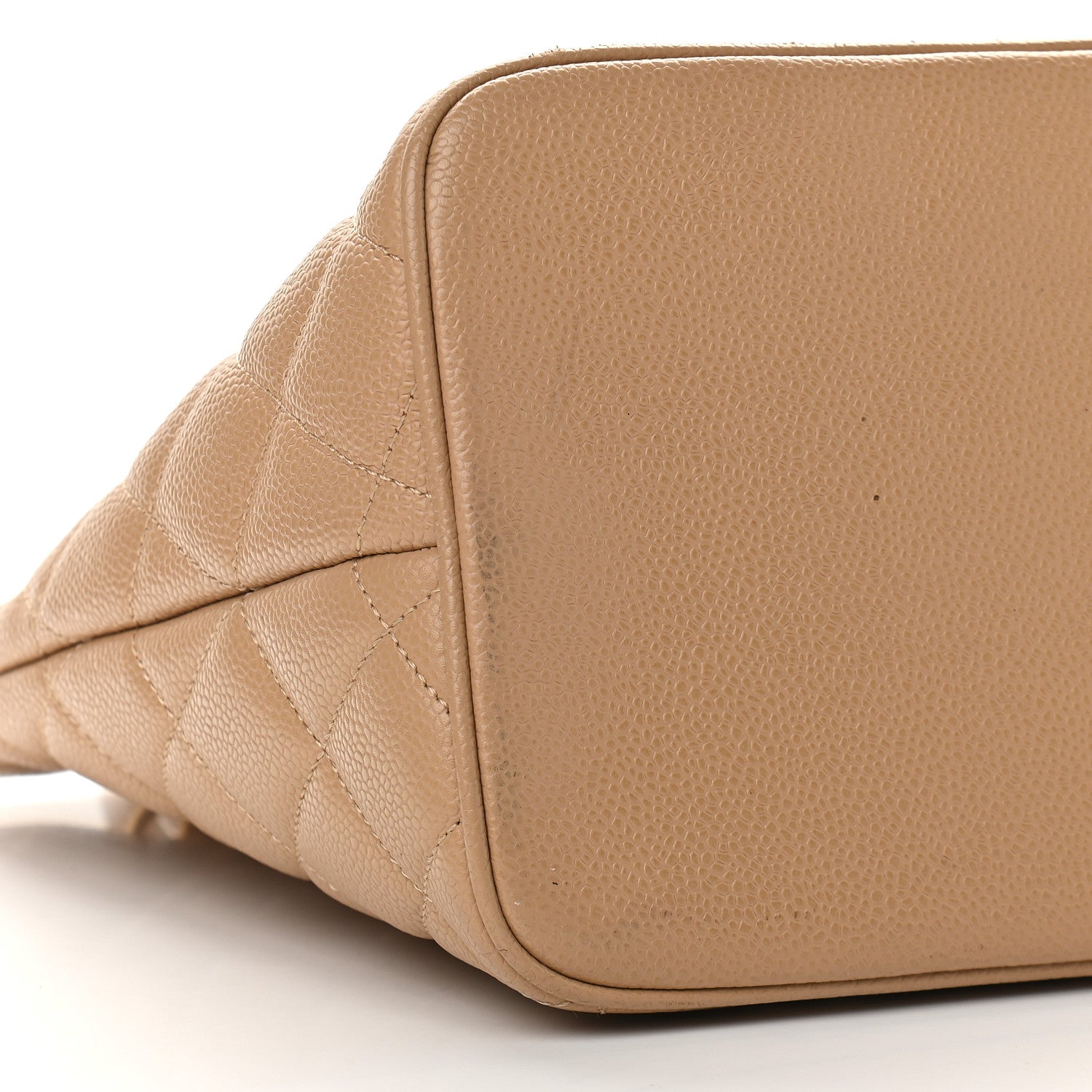 Chanel Caviar Quilted Medallion Tote Beige 8 of 9