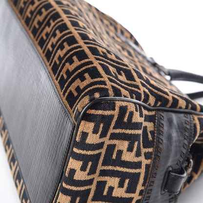 Fendi Velvet Zucca Bag De Jour Tobacco 14 of 16