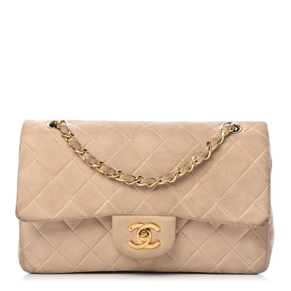 Chanel Lambskin Quilted Small Double Flap Beige 1 of 16
