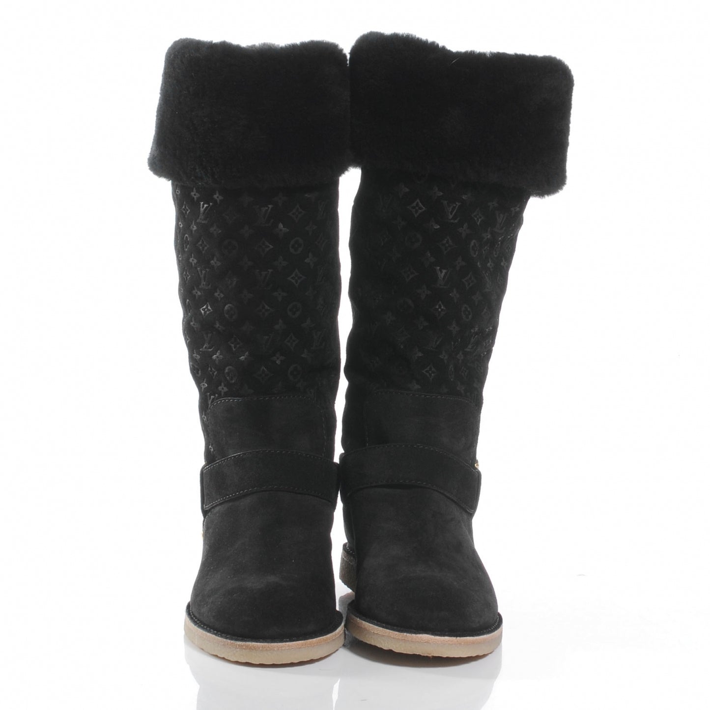 Suede Fauvist High Boots 36 Black