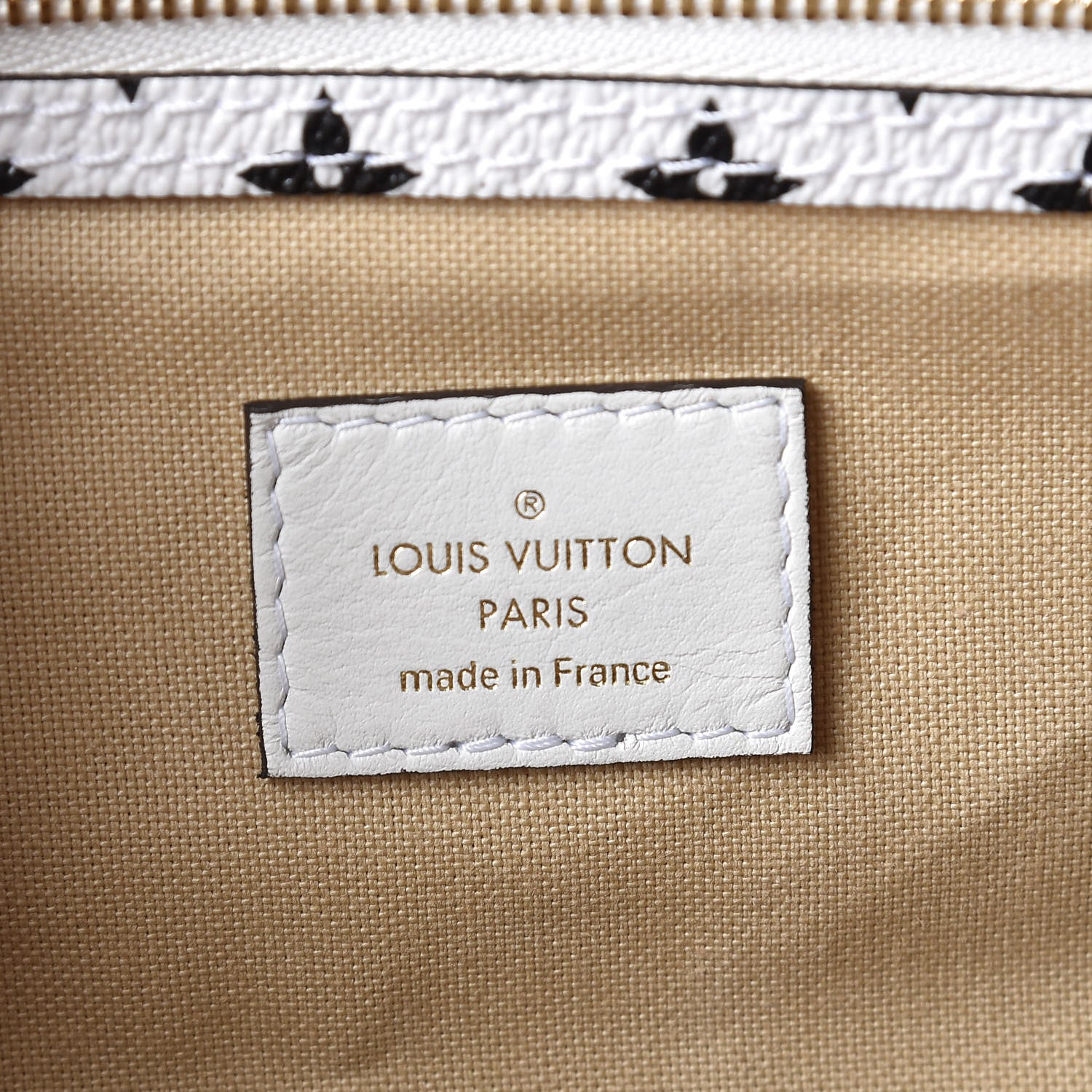 Louis Vuitton Monogram Giant Keepall Bandouliere 50 Kaki Beige 6 of 7