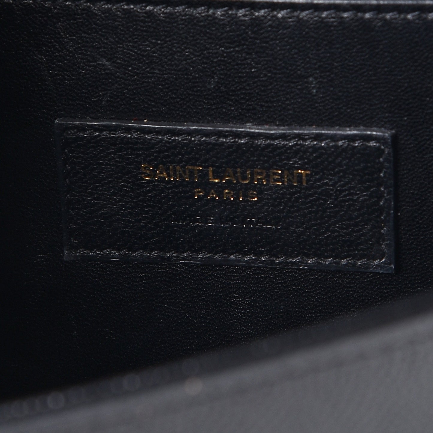 Grain De Poudre Medium Classic Monogram Kate Satchel Black