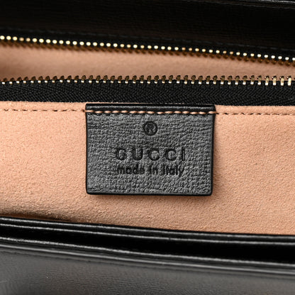 Gucci Azalea Calfskin Horsebit 1955 Shoulder Bag Black 6 of 13