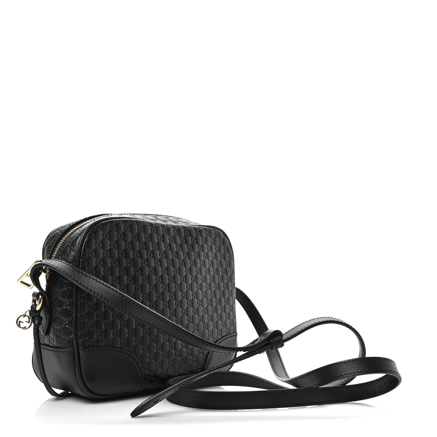 Microguccissima Mini Bree Messenger Bag Black