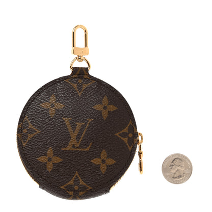 Louis Vuitton Monogram 2021 Christmas Animation Japanese Garden Round Coin Purse Wisteria Pink 2 of 6