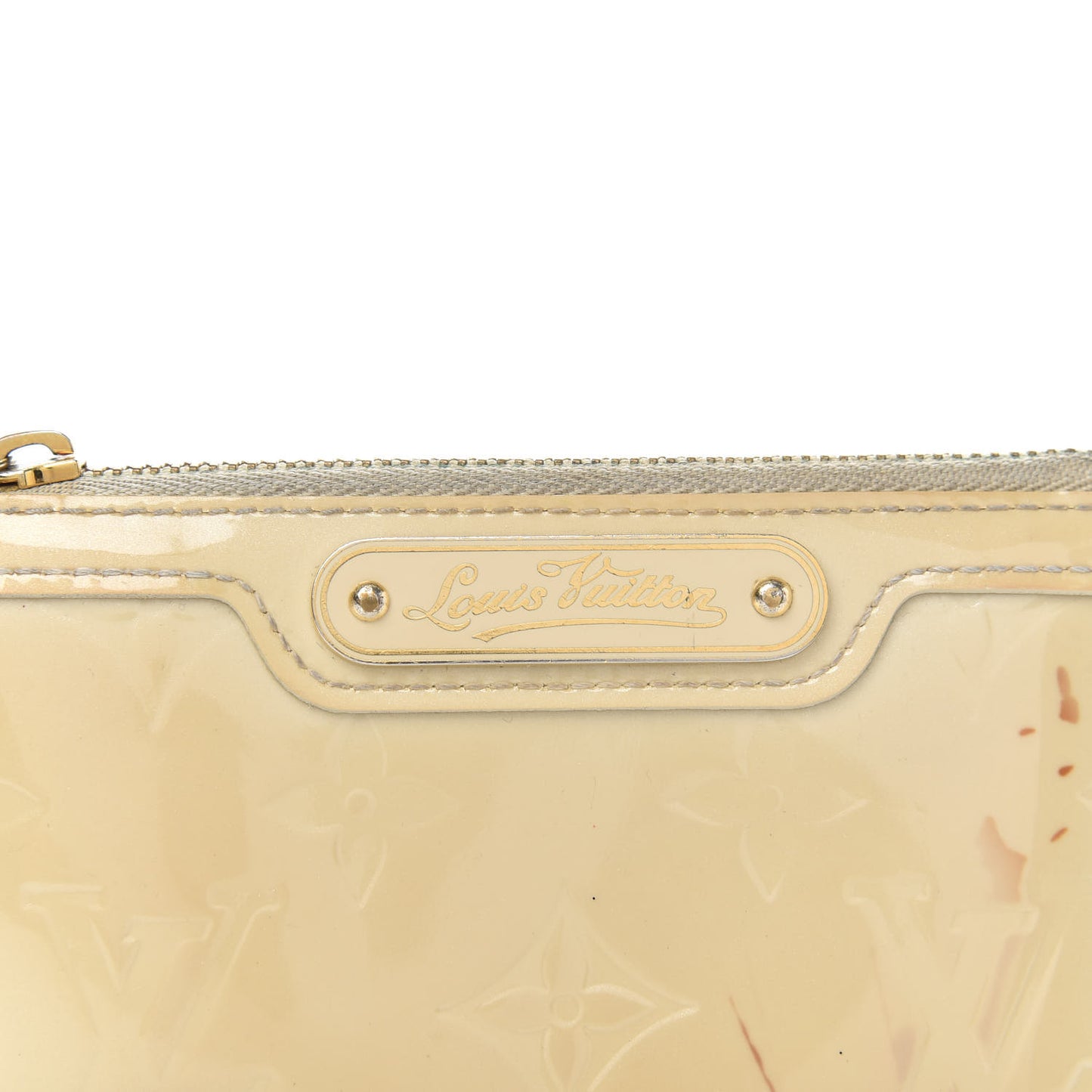 Vernis Key Pouch Blanc Corail