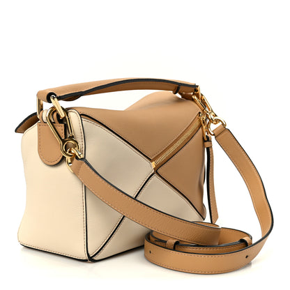 Loewe Calfskin Small Puzzle Bag Dune Warm Desert 3 of 11