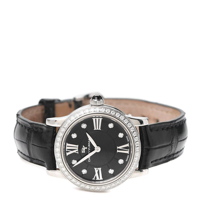 David Yurman Stainless Steel Alligator Diamond Bezel 30mm Classic Quartz Watch Black 2 of 5