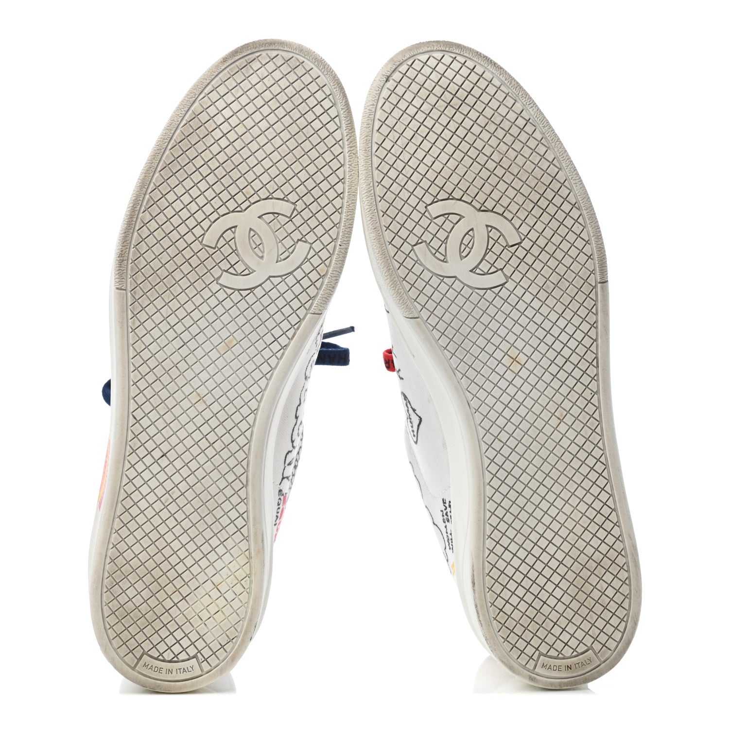 Chanel x Pharrell Williams Calfskin Womens Sneakers 39.5 White 5 of 9