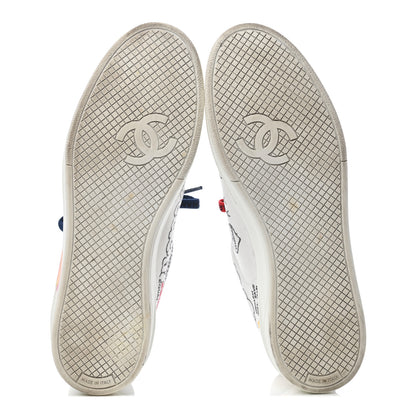 Chanel x Pharrell Williams Calfskin Womens Sneakers 39.5 White 5 of 9