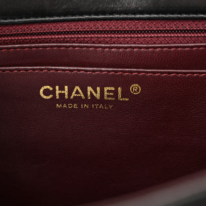 Chanel Lambskin Quilted Maxi Single Flap Black 6 of 12