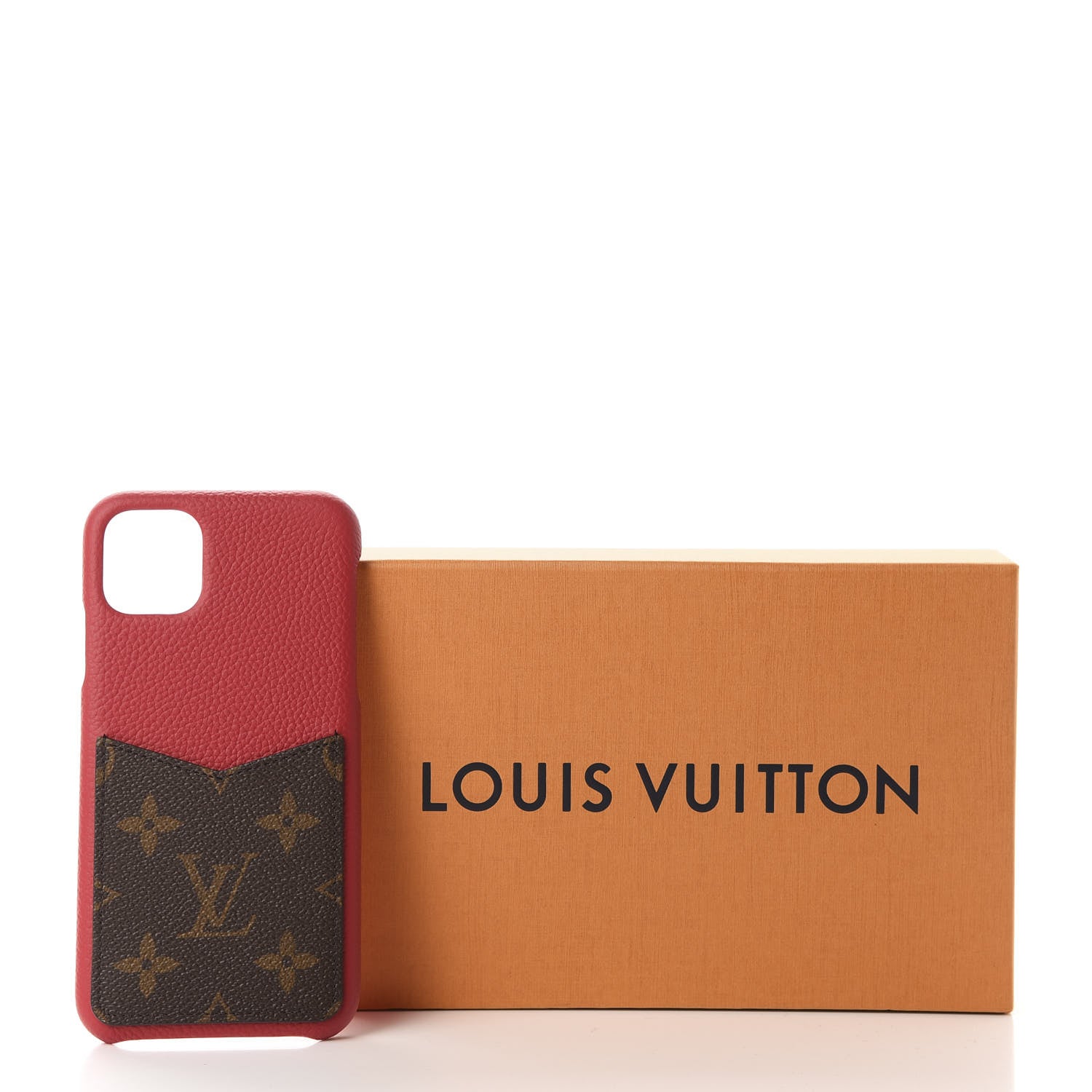 Louis Vuitton Calfskin Monogram iPhone 11 Pro Max Bumper Scarlet 7 of 7
