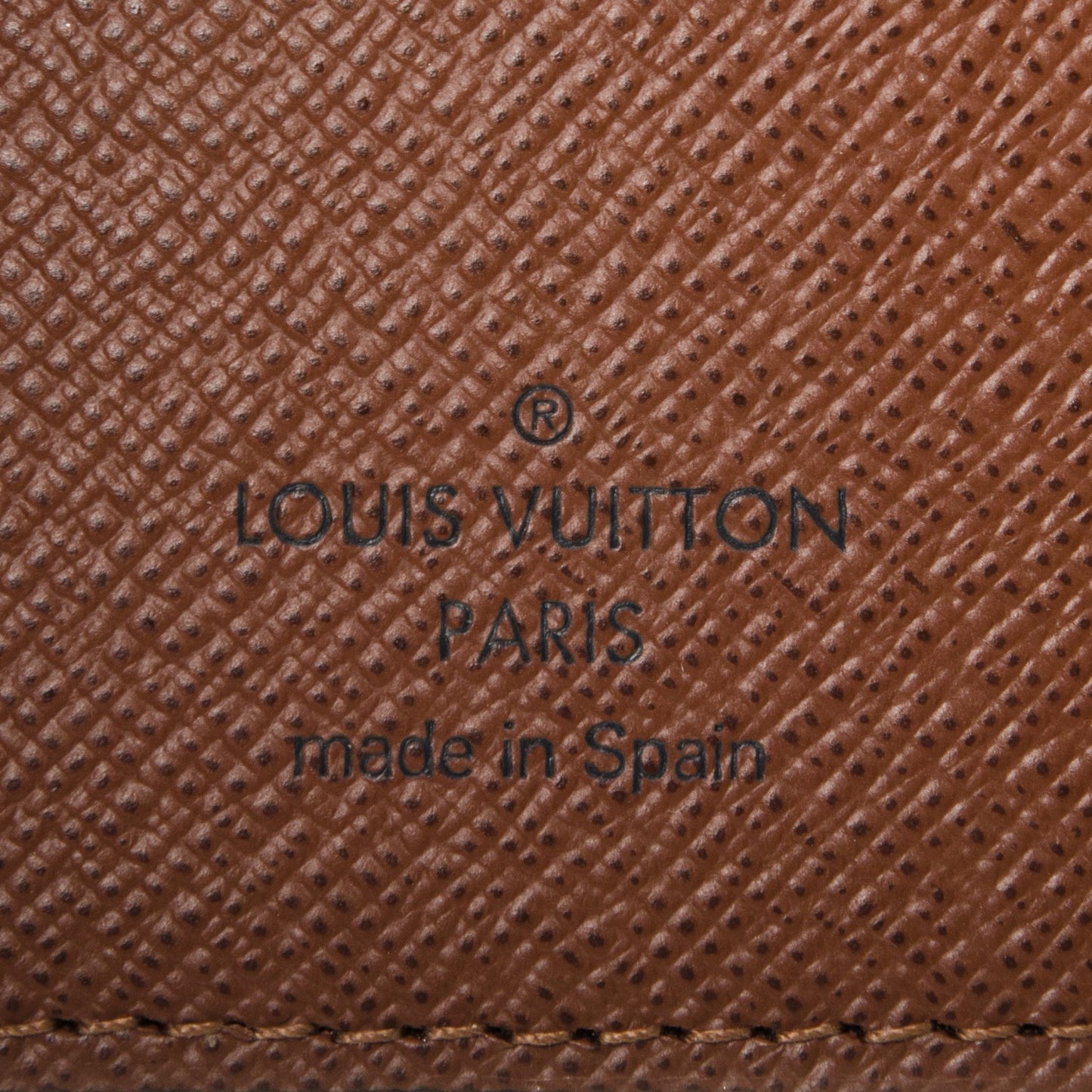 Monogram Checkbook Holder Wallet