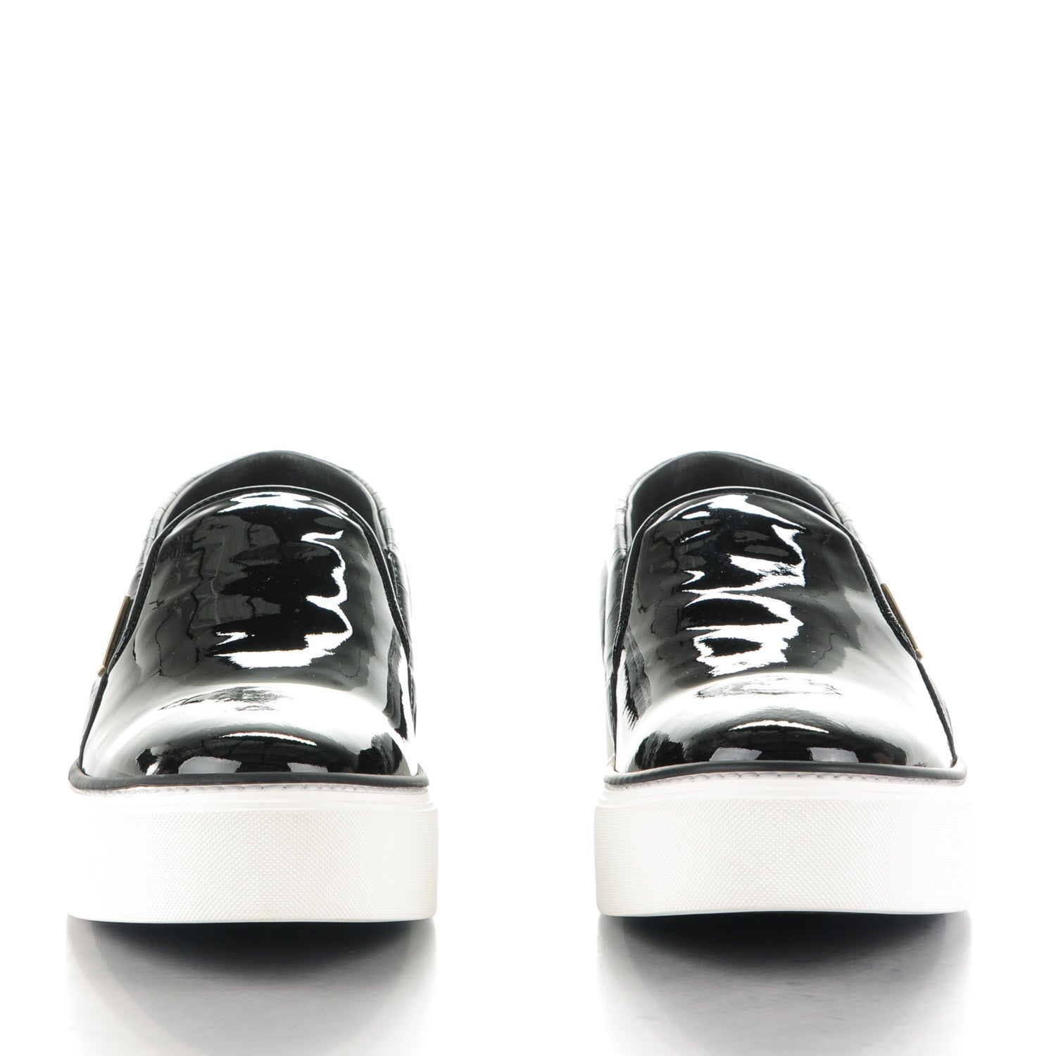 Louis Vuitton Alligator Patent Calfskin Catwalk Slip On 38 Black 2 of 9