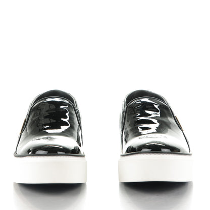 Louis Vuitton Alligator Patent Calfskin Catwalk Slip On 38 Black 2 of 9