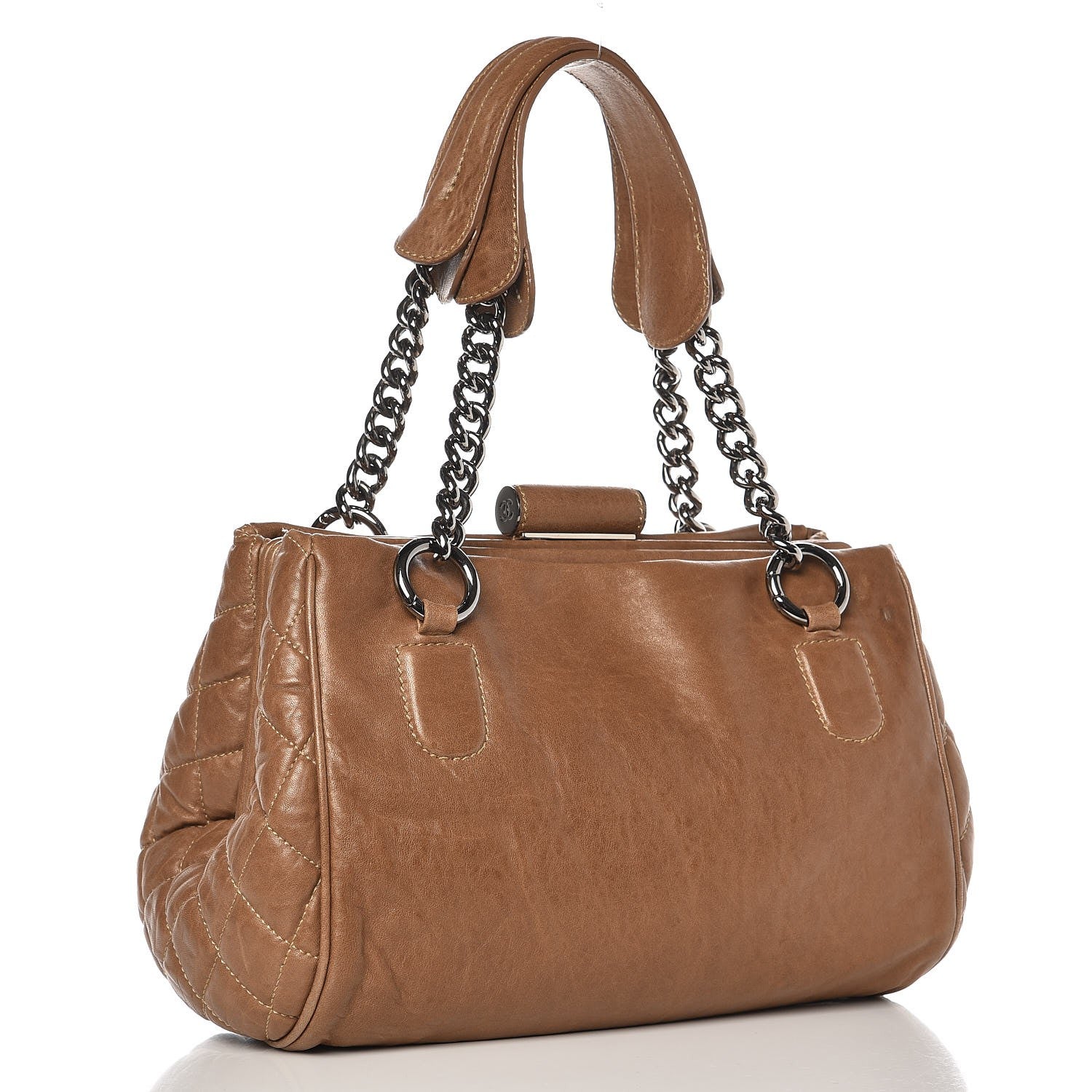 Chanel Calfskin Small Perfect Day Tote Brown 3 of 14