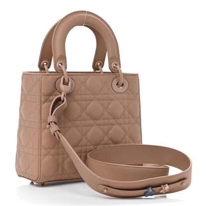 Christian Dior Ultra Matte Calfskin Cannage Small My ABCDior Lady Dior Beige 3 of 9