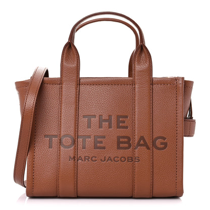 Marc Jacobs Grained Calfskin Small The Tote Bag Argan Oil 1 of 11