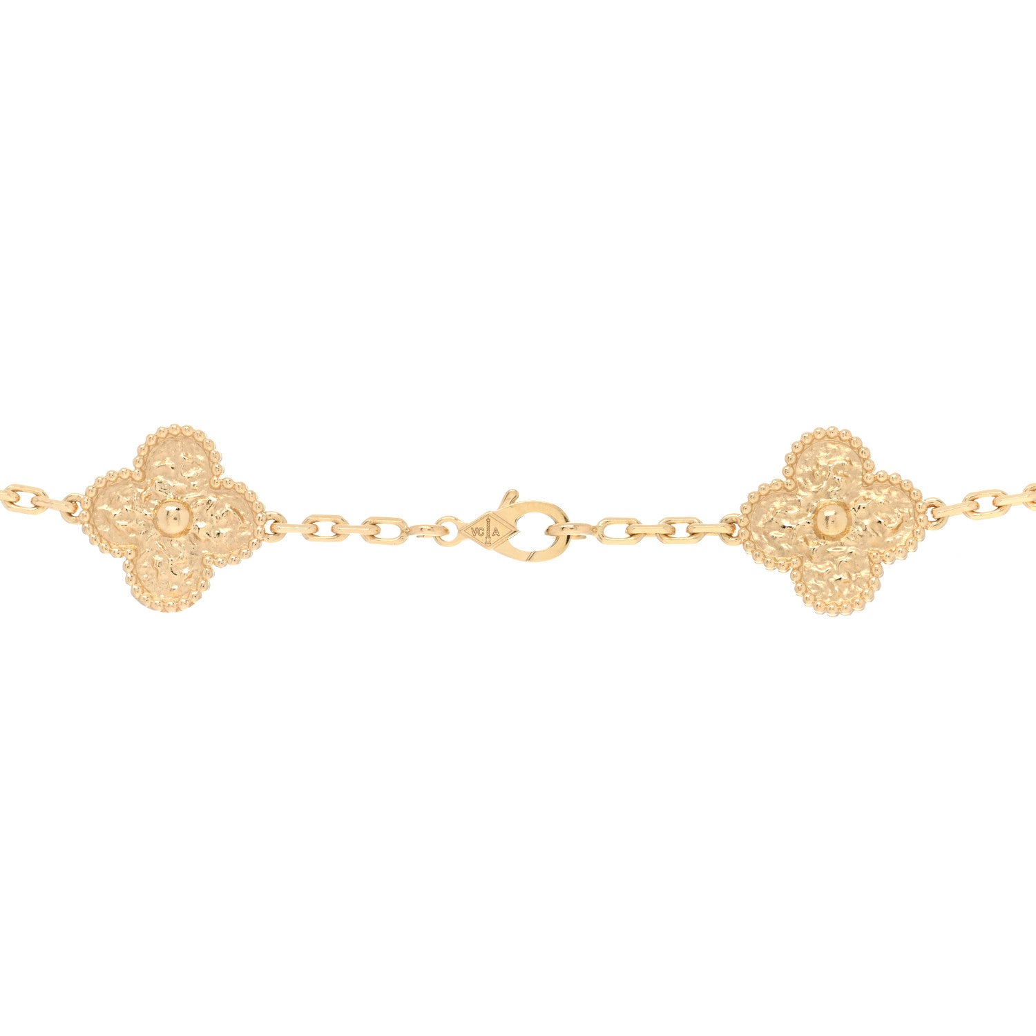 Van Cleef & Arpels VAN CLEEF & ARPELS 18K Yellow Gold 20 Motifs Vintage Alhambra Necklace 4 of 5