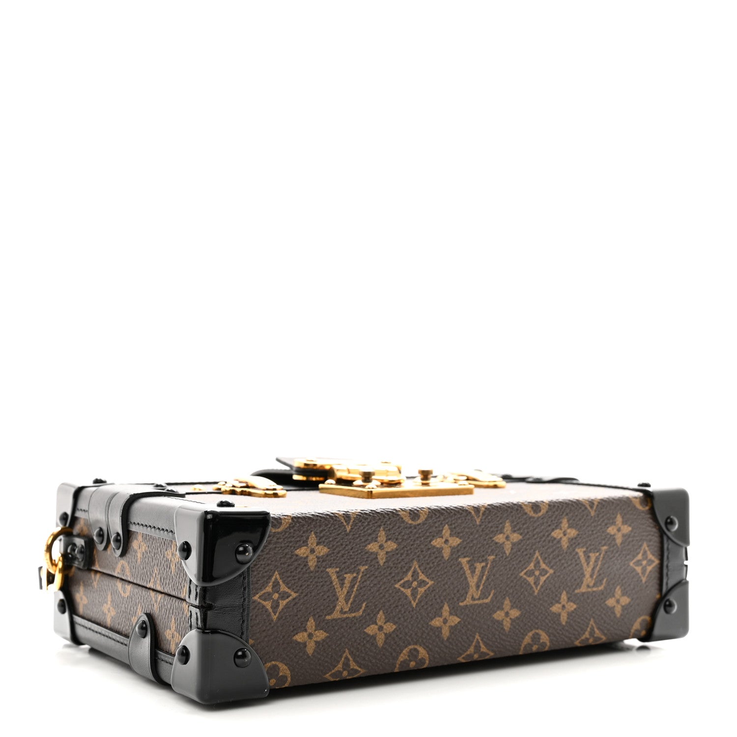 Louis Vuitton LOUIS VUITTON Monogram Petite Malle Black 4 of 10