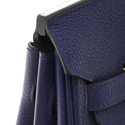 Hermes Togo Birkin 25 Bleu Encre 11 of 12