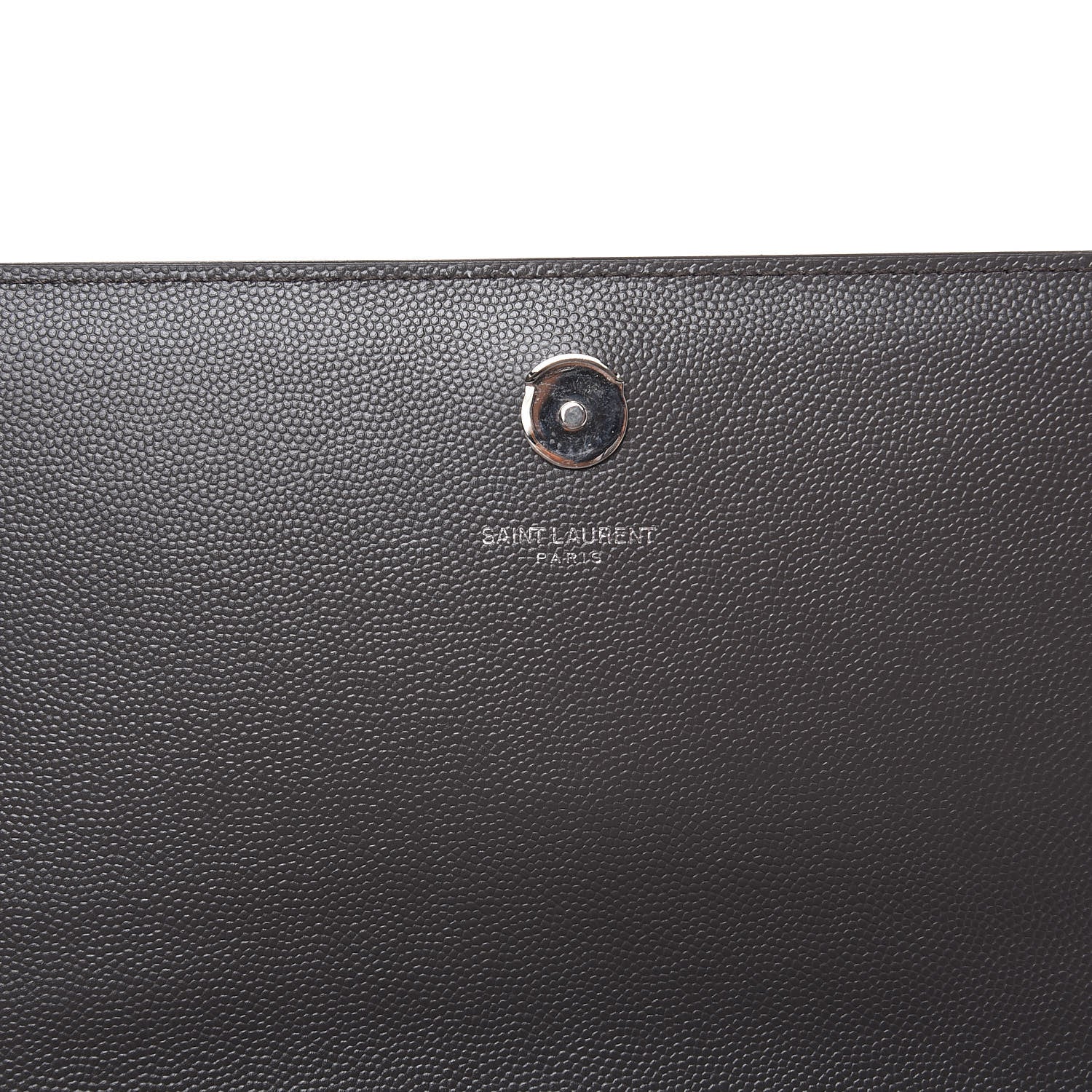 Saint Laurent Grain De Poudre Medium Classic Monogram Kate Satchel Earth Grey 8 of 12