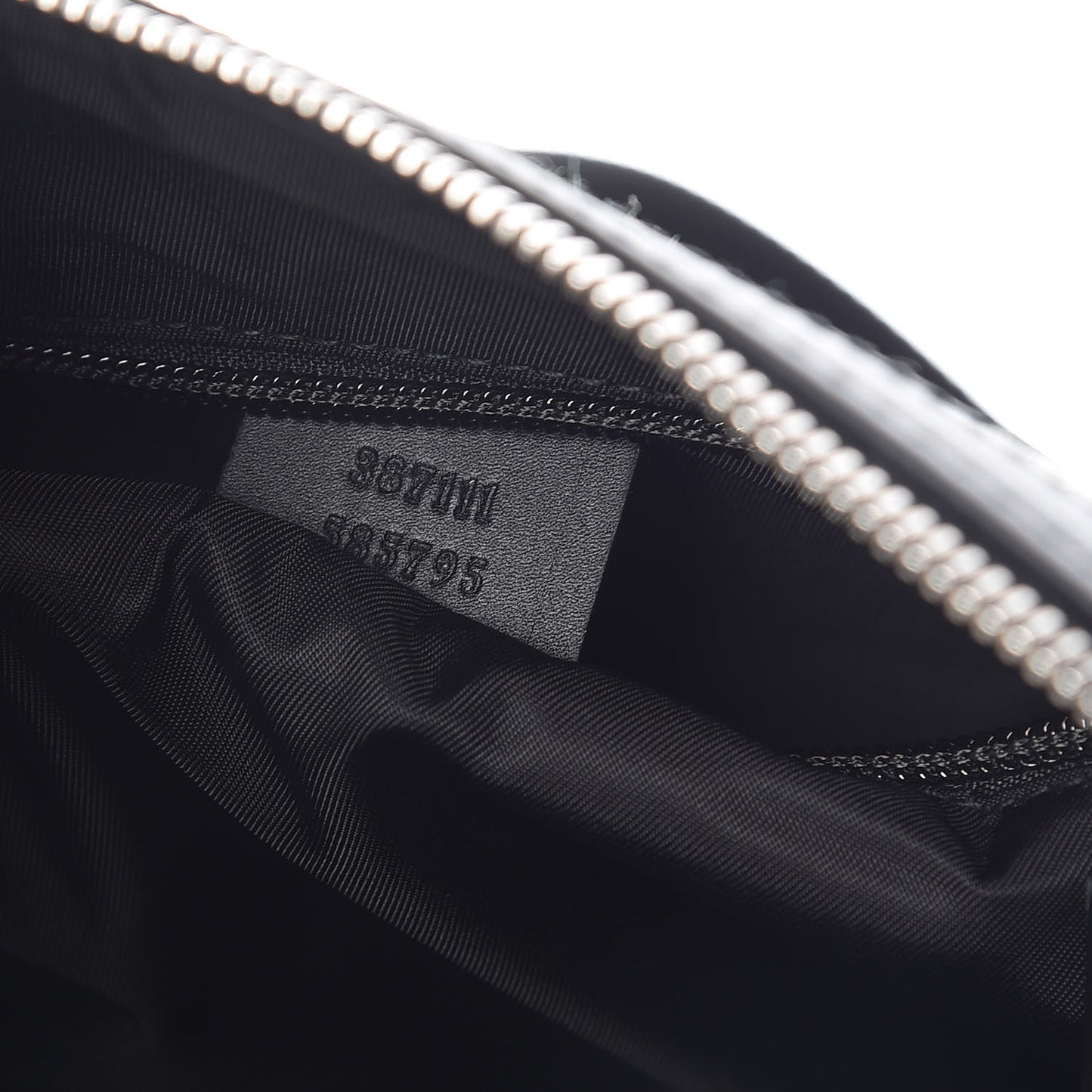 GG Supreme Monogram Web Messenger Bag Black
