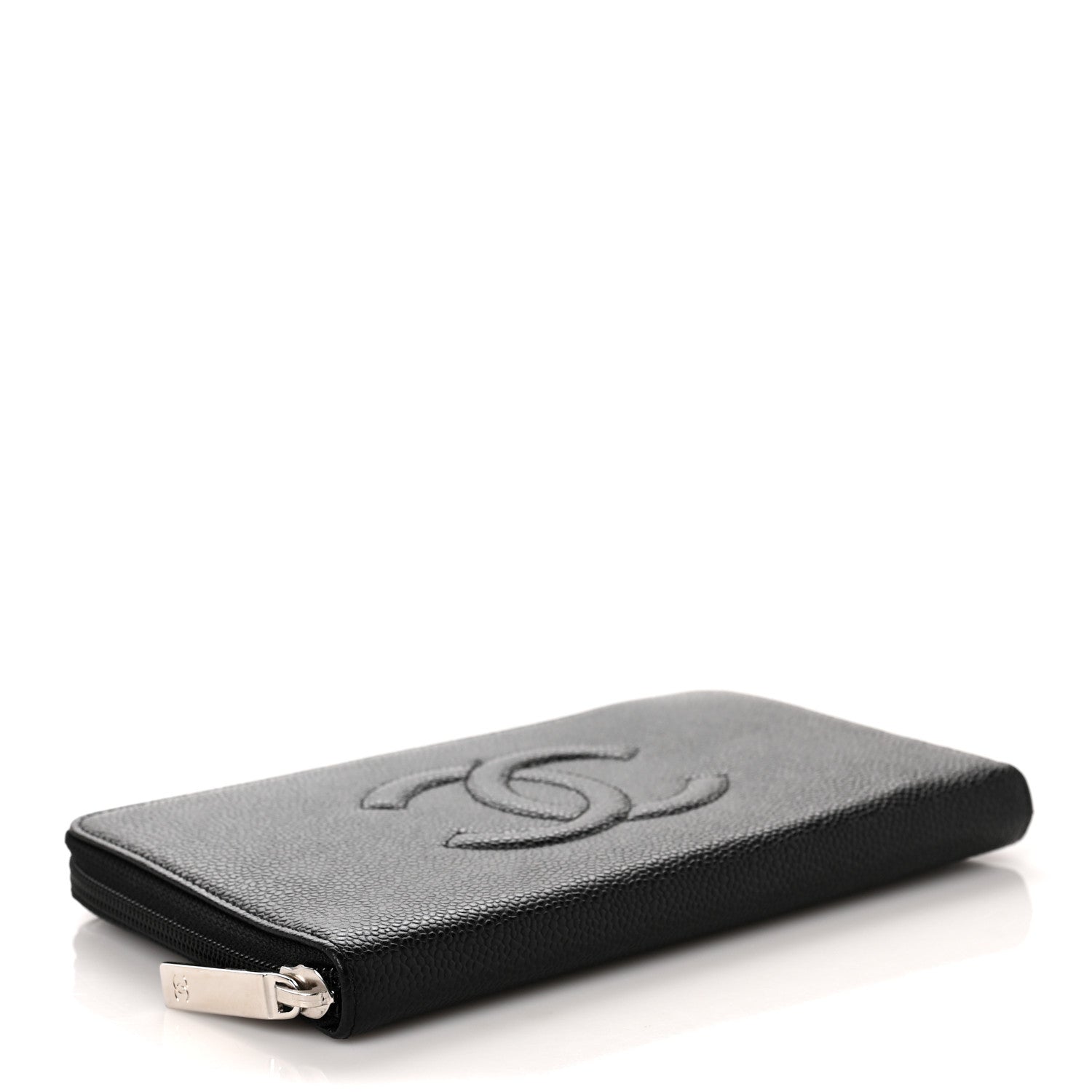 Chanel Caviar Large Timeless CC Zip Around Organizer Wallet Black 4 of 8