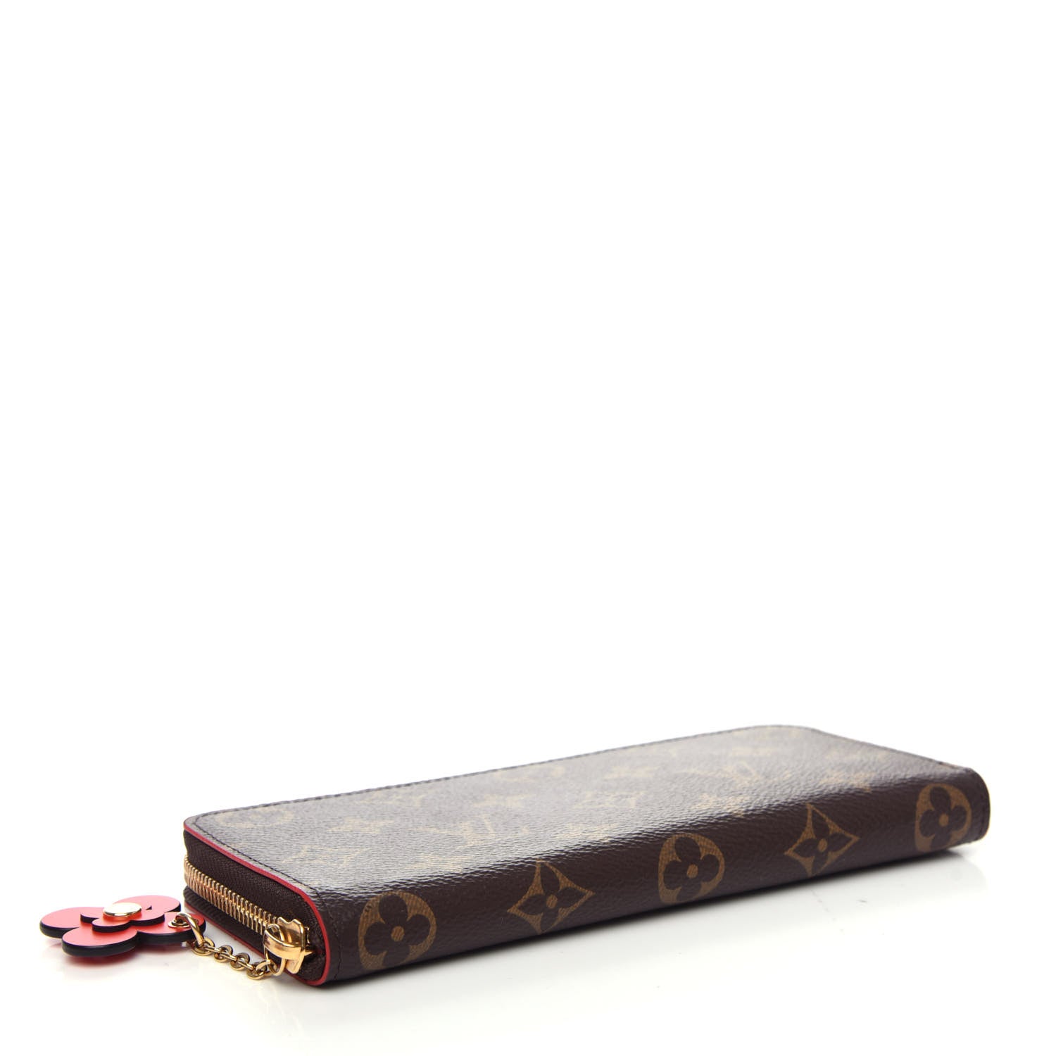 Louis Vuitton Monogram Blooming Flowers Clemence Wallet Coquelicot 4 of 8