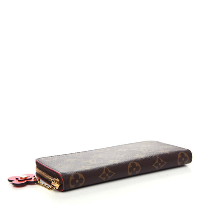 Louis Vuitton Monogram Blooming Flowers Clemence Wallet Coquelicot 4 of 8