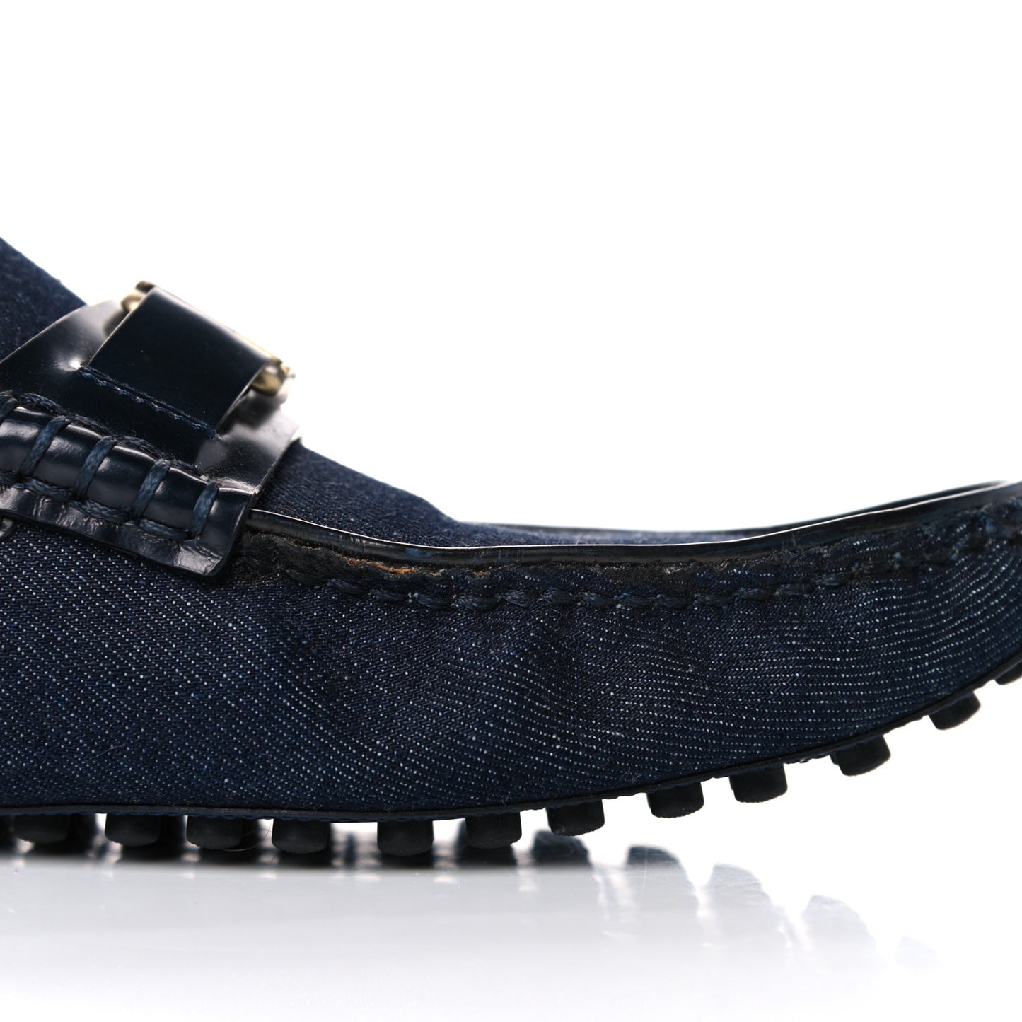 Denim Mens Hockenheim Moccasin Loafers 8.5 Marine